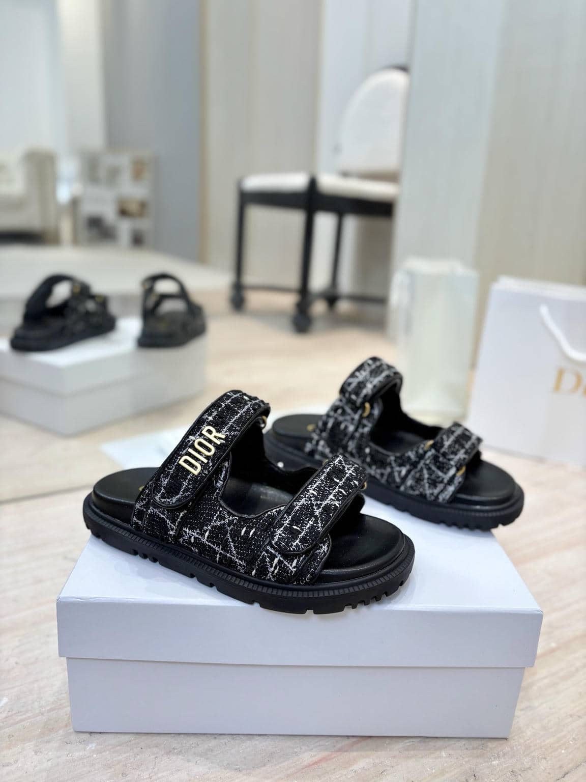 Dior Velcro sandals-4